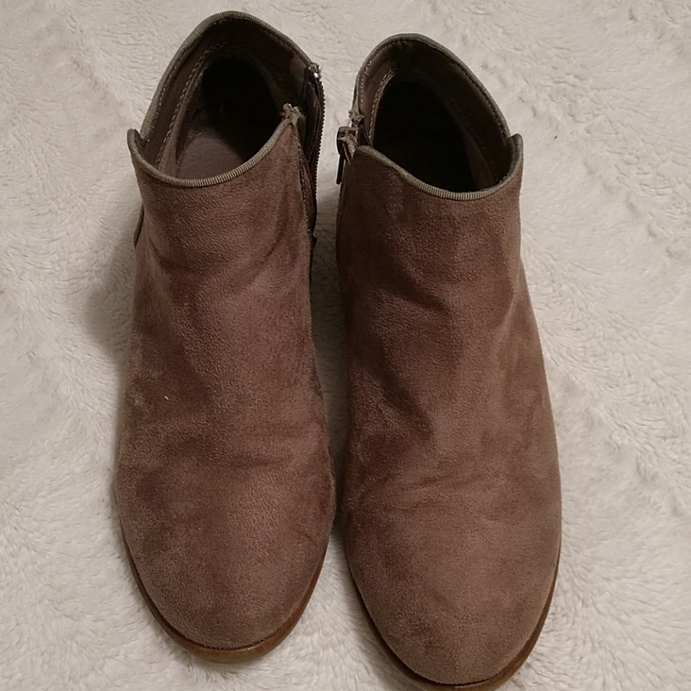 Brown booties
